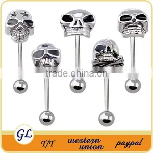 Stainless Steel Penis Tongue Ring Alien Design Body Jewelry Manufacturer Product Cool Model thumbnail-1