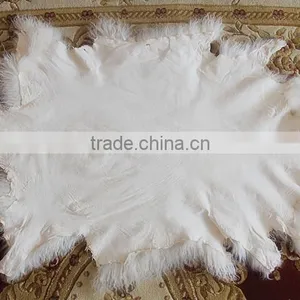White Color Mongolian Sheep Fur Skin / Long Haired Sheep Fur Skin Quality Choice thumbnail-3
