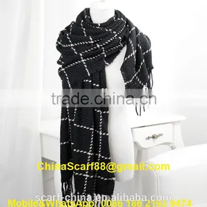 Wholesale Winter Wool Blend Scarf thumbnail-4