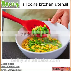 Dishwasher Safe Silicone Kitchen Utensil Including Spatula, Ladle, Slotted Spoon, Mixing Spoon, Spoonula, Turner thumbnail-5