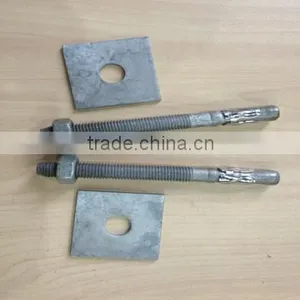 High Quality Carbon Steel Wedge Anchor Bolt HDG thumbnail-5
