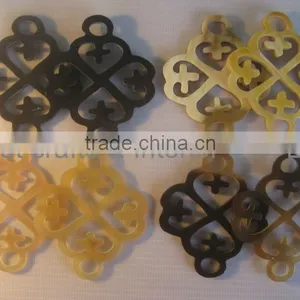 Buffalo Horn Elements for Making Jewelry, Available With Lot of Natural Color thumbnail-1