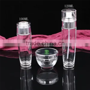 120ml V-shape Glass Bottle for Cosmetic Packaging Glass Cosmetic Bottles thumbnail-3