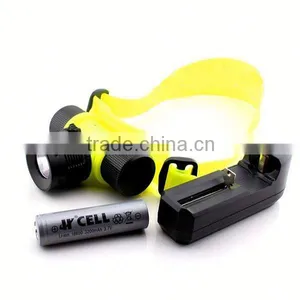FT50 IPX8 Waterproof Plastic Underwater Diving Led Equipment Head Lights ABS Diving Headlight thumbnail-4