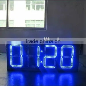Led Digital Clock & Temperature Display, Wireless LED Displays & Digital Clocks With GPS Function,custom Size Led Digital Clock thumbnail-1