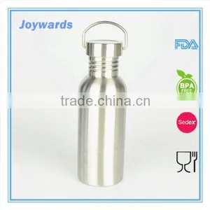 750ml Portable Single Wall Stainless Steel Water Drinking Bottle thumbnail-3