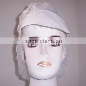 Blue /White PP Snood Cap for Food Industry thumbnail-3