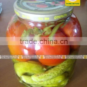 Pickled Big Tomato in Jar 540ml by Thongtan Food thumbnail-1