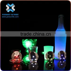 China Novelty Special Custom UV Black Light Placemats And Coasters,led Sticker for Bottle thumbnail-2