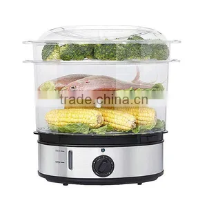 Home 3-layer Stainless Steel Electric Steamer XJ-10102 thumbnail-1