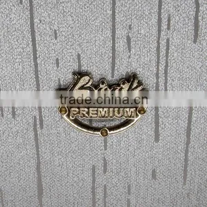 2015 Customized Gold Metal Tags Logo thumbnail-2