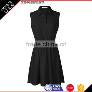 The New Han Edition Dress Show Thin Cotton Short Sleeve Dress Accept Waist in Long Skirt of the Dress thumbnail-1