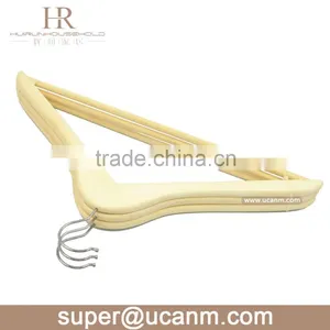 HRW-3001N A Grade Without Paint Wood Cheap Clothes Hanger for Suit Shirt thumbnail-3