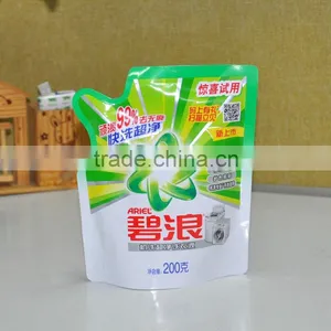 Liquid Stand up Nozzle Pouch for Laundry Detergent Packaging Bag thumbnail-5