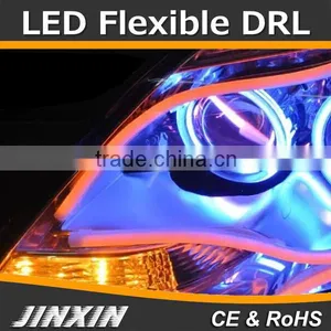 Jinxin 12v Universal Flexible LED DRL Turn Signal Light thumbnail-4