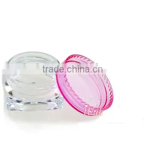 5g Rose Plastic Jar Container With Plastic Lid Cap thumbnail-3