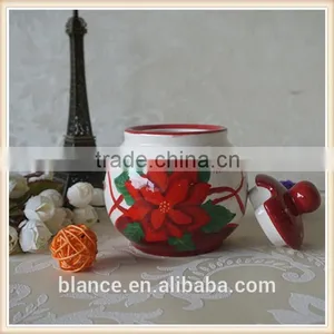 Ceramic Hand Painted Spice & Pepper Shakers in Bottle With Sift Cap Design thumbnail-2