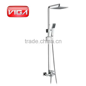 VIGA Good Quality Shower Mixer Single Lever Brass Body Chrome Toilet Shower Mixer thumbnail-3