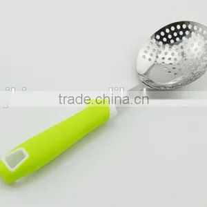 Cooking Gadget Stainless Steel Strainer With Soft Plastic Handle thumbnail-3