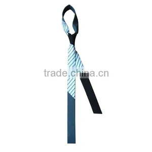 100% WOOL SKINNY REVESIBLE KNTTED TIE thumbnail-1