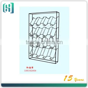 NEW Wire Floor Liquor Bottle Display Rack HXS-1355 thumbnail-4