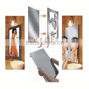 Cheap Super Brightness Bathroom Magic Mirror Advertising Player Wholesale thumbnail-1