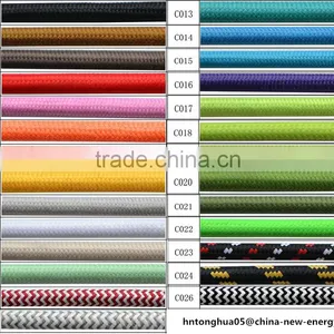 Round Twisted Braided Cable Cloth Covered Copper Wire Lighting thumbnail-4