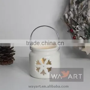 Special Design Ceramic Tealight Christmas Tree Candle Holder for Home Decor thumbnail-2