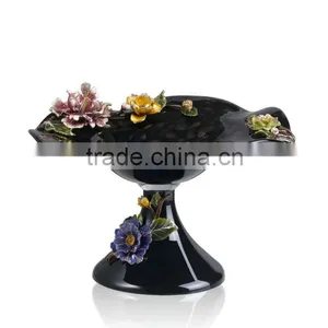 RORO Cheer Blossom Enamel Crystal Glass Fruit Holder thumbnail-1
