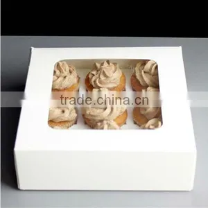 Colorful Custom Mini 4 Cupcake Boxes thumbnail-4