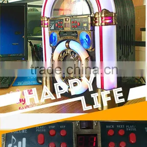 Retro Radio Jukebox With cd fm am / Mp3 / Bluetooth Speaker thumbnail-1