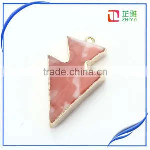 DIY Agate Gemstones Stones Pendant Fashion Jewelry for Women thumbnail-6