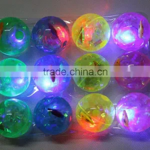 Factory Price 55mm Pvc Plastic Led Flashing Bouncy Water Ball Bouncing Toy Ball thumbnail-2