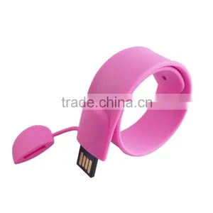 High Quality Silicone USB Flash Drive Bracelet Promotional Price thumbnail-5