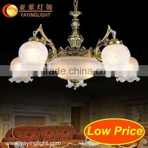 Bedroom Corridor Copper Glass Chandeliers, Modern Copper Glass Chandelier thumbnail-1
