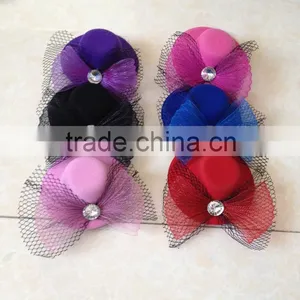Popular Design Feather Mini Top Hat With Gauze thumbnail-1