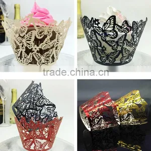 Free Sample Lovely Laser Cut Paper Wholesale Cupcake Boxes thumbnail-1