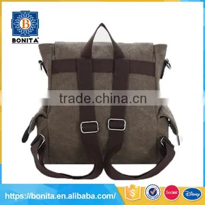 Casual Customized Color Canvas Korean Fashion Backpack thumbnail-6
