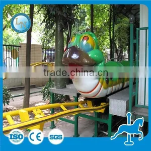 New Hot Amusement Park Equipment Cheapest Small Worm Roller Coaster thumbnail-6