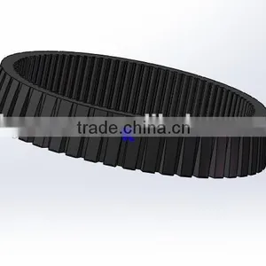 Best Sale Robot Small Rubber Track , 50*22.2*links Crawler thumbnail-1