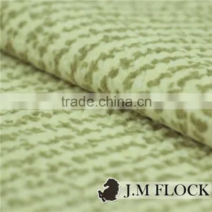 Polyester Flocking Printed Tricot Velvet Home Furnishing Fabric thumbnail-2