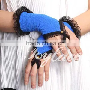 Women Fingerless Lace Gloves thumbnail-2