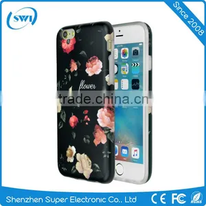 Flower Design Custom TPU Case Mobile Phone Cover for IPhone 6 Plus 6S Plus thumbnail-1