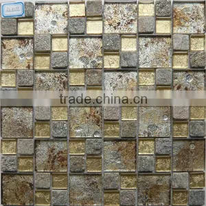 Gold Foil Mosaic Tiles thumbnail-1