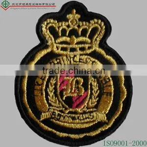 Golden Embroidery Crown Patches thumbnail-1
