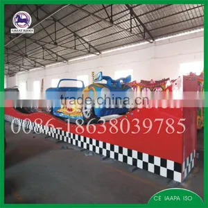 Popular Funfair Kids Rides Electric Mini Flying Car thumbnail-5
