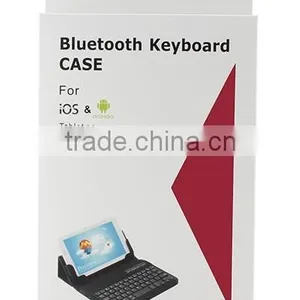 Universal PU Leather Tablet Case With Keyboard Wireless for 7-8 Inches, Android ISO System-TY4708 thumbnail-2