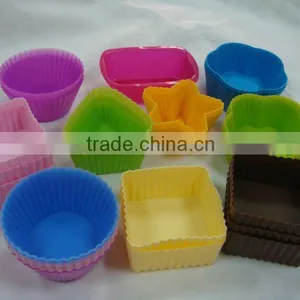 Food Grade Silicone Triangle Cupcake Mould/muffin Mold/ FDA LFGB Proved Bakeware thumbnail-3