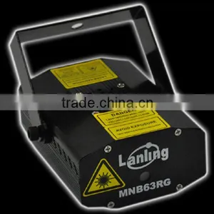 100mW RG 6 Gobo Mini Twinkling Laser Light thumbnail-2