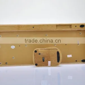 High Quality and Hot-sell Natural Bamboo Wireless Mechanical Keyboard and Mouse thumbnail-4